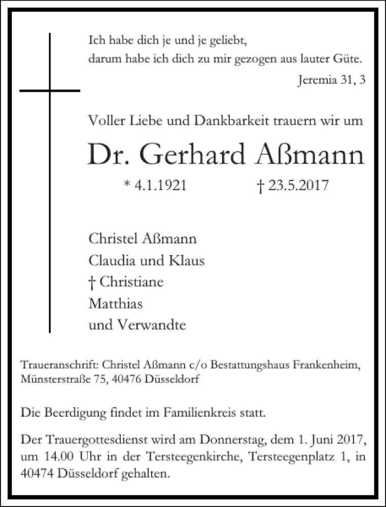 Gerhard Assmann Tierarzt