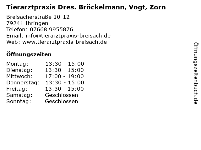 Tierarztpraxis Bröckelmann und Vogt