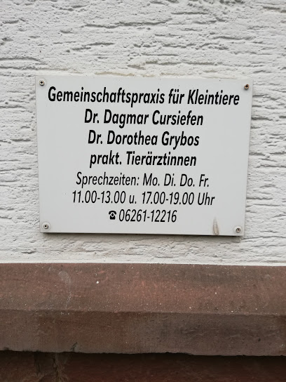 Dr.med.vet. Dagmar Cursiefen Tierärztin
