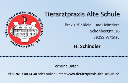 Tierarztpraxis Schindler, Praxis in der Alten Schule und Vetmobil