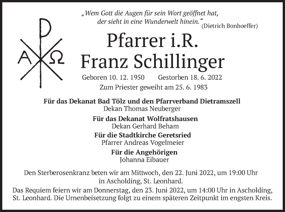 Tierarztpraxis Dr. Franz Schillinger