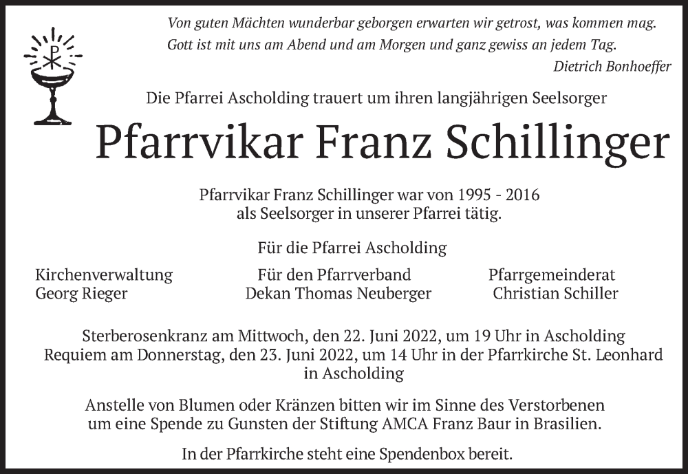 Tierarztpraxis Dr. Franz Schillinger