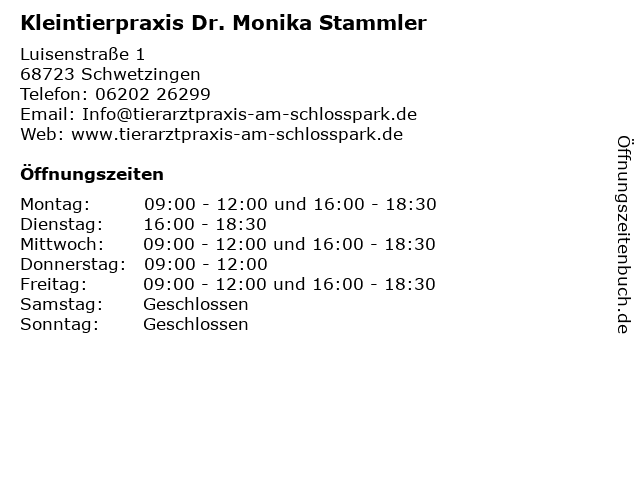 Kleintierpraxis Dr. Monika Stammler