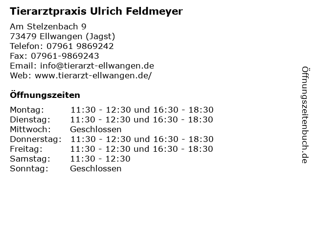 Tierarztpraxis Feldmeyer