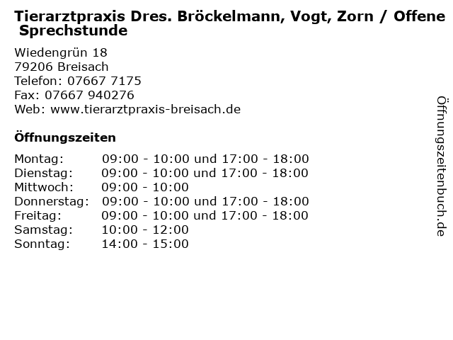 Tierarztpraxis Bröckelmann und Vogt