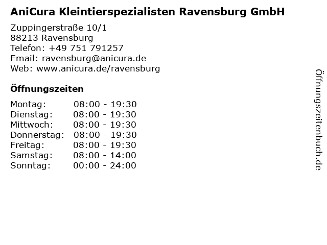 AniCura Kleintierspezialisten Ravensburg | 24h-Notdienst Tierklinik
