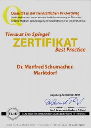 Dr. Manfred Schumacher Fachtierarzt f. Klein- u. Heimtiere
