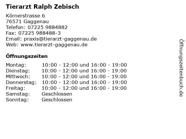 Ralph Zebisch Tierarzt