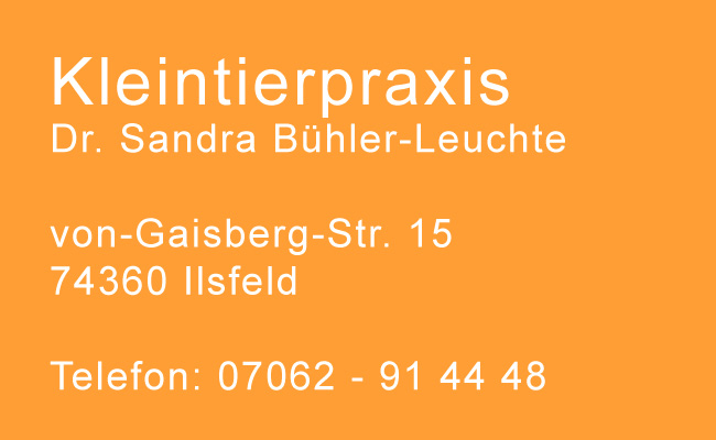 Dr. med.vet. Sandra Bühler-Leuchte / Tierärztin