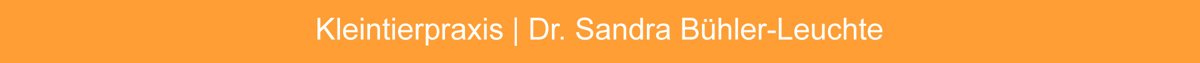 Dr. med.vet. Sandra Bühler-Leuchte / Tierärztin
