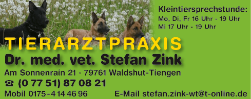 Dr.med.vet. Stefan Zink prakt. Tierarzt