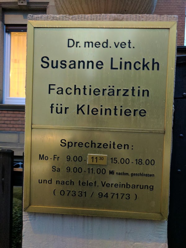 Dr.med.vet. Susanne Linckh Tierärztin