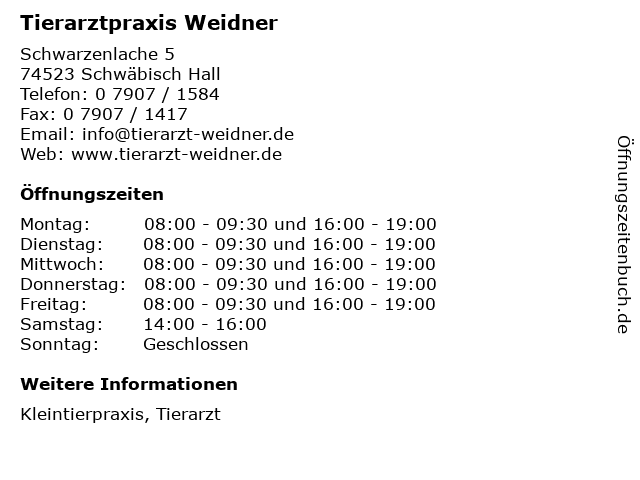 Tierarztpraxis Weidner