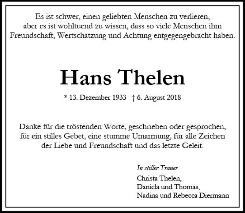 Dr. Hans Thelen