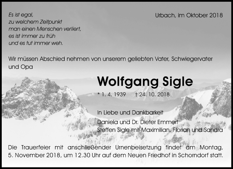 Dr. Wolfgang Sigle