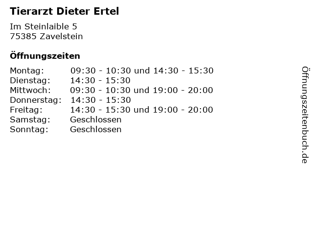 Dieter Ertel Tierarzt