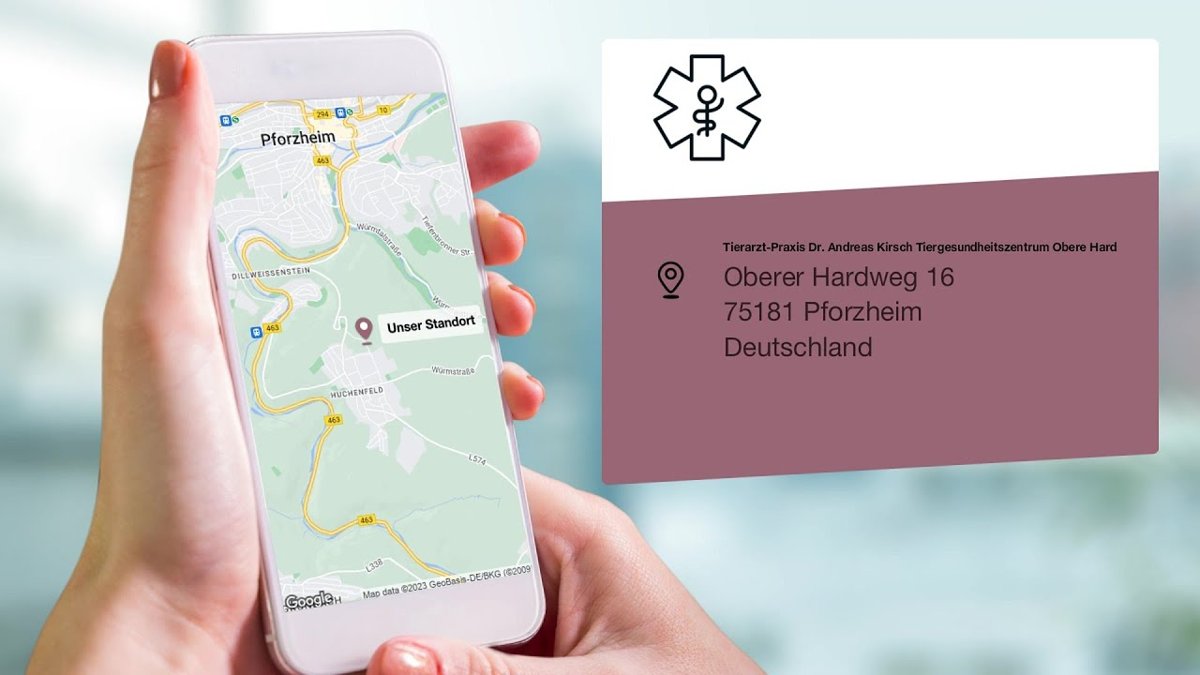 Tierarzt-Praxis Dr. Andreas Kirsch Tiergesundheitszentrum Obere Hard