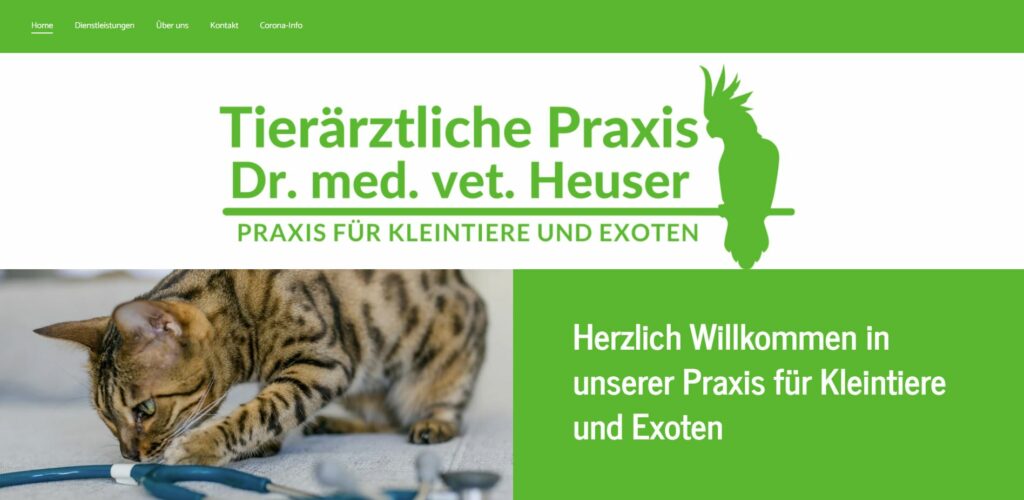 Tierärztliche Praxis für Kleintiere und Vögel