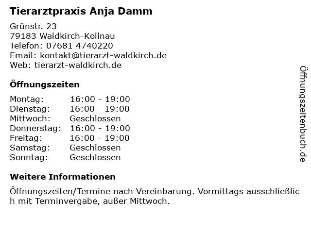 Anja Damm Tierarztpraxis