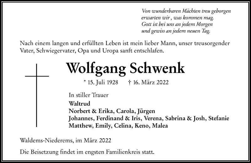 Wolfgang Schwenk Tierarzt