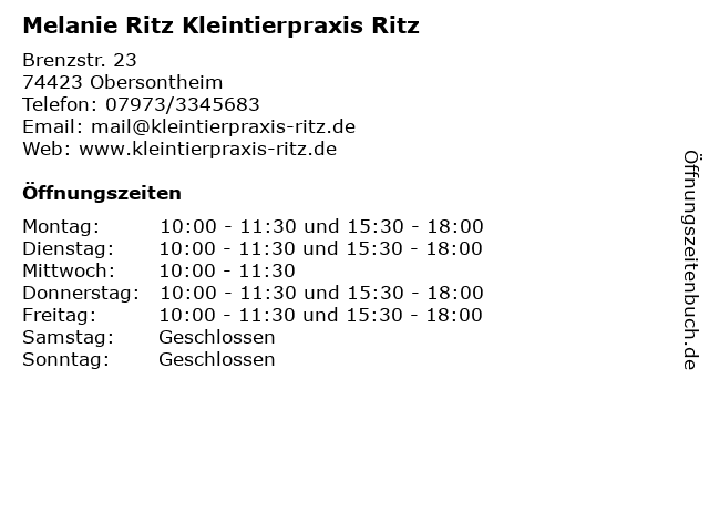 Kleintierpraxis Ritz