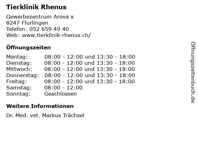 Tierklinik Rhenus AG