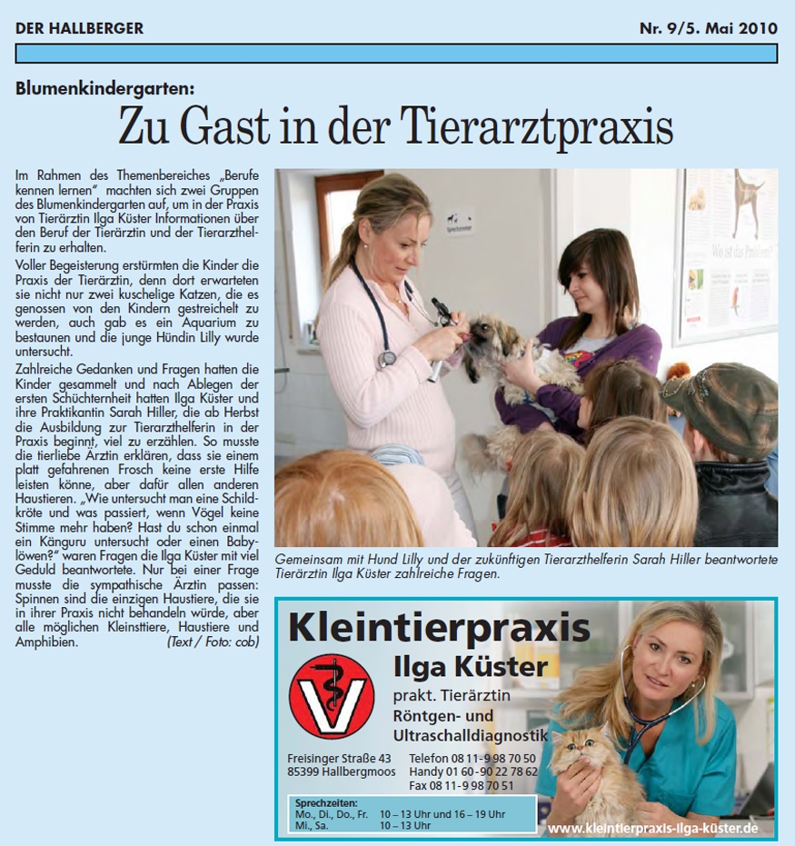 Tierärztliches Zentrum für Kleintiere Hallbergmoos
