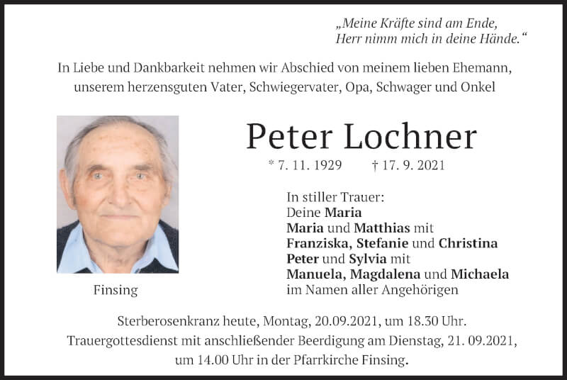 Dr. Peter Lochner