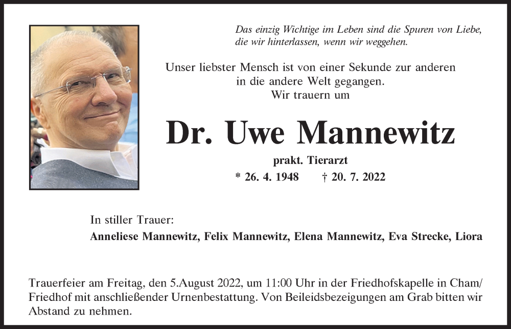 Dr. Uwe Mannewitz Tierarzt