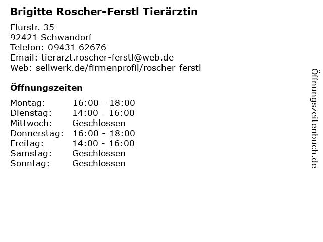 Brigitte Roscher-Ferstl Tierärztin