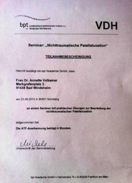 dr med vet annette volkamer