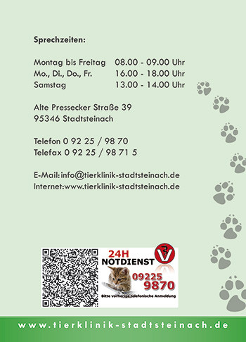Dr.med.vet. Susanne Deininger Tierärztliche Praxis für Kleintiere