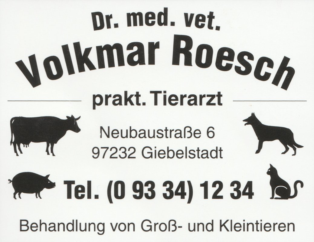 Dr. Volkmar Roesch