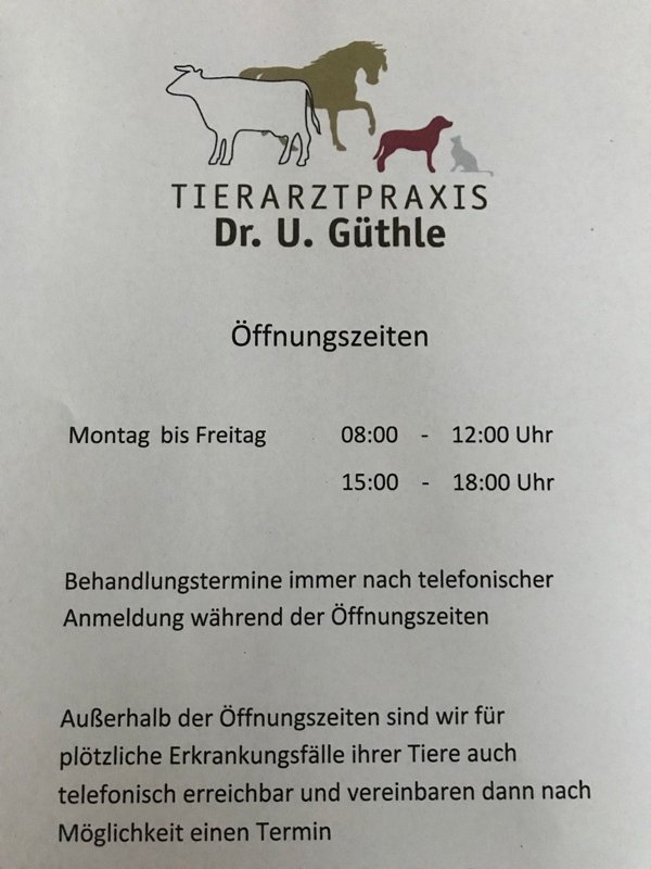 Tierarztpraxis Dr.U.Güthle