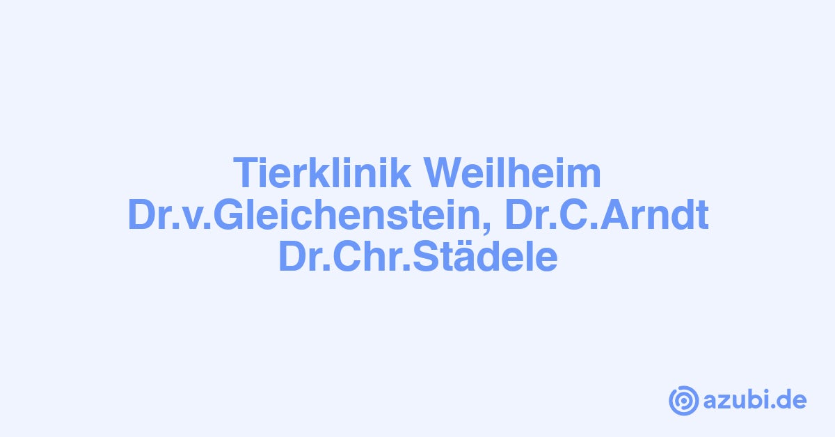 Tierklinik Weilheim