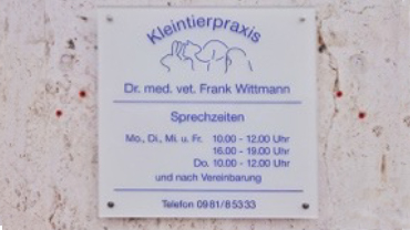 Dr. med. vet. Frank Wittmann, prakt. Tierarzt