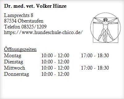 Dr.med.vet. Volker Hinze Tierarzt