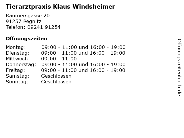 Tierarztpraxis Klaus Windsheimer