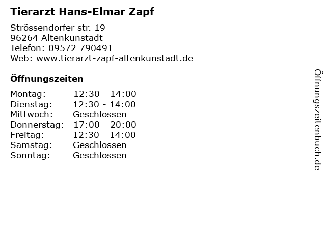 Tierarzt Hans-Elmar Zapf