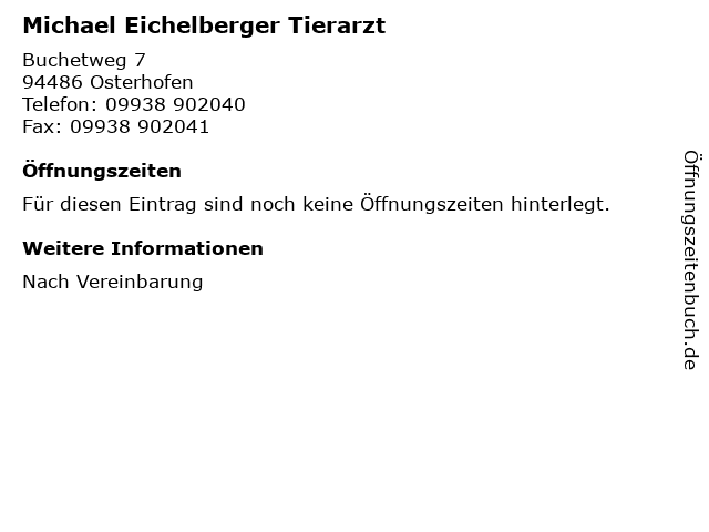 Michael Eichelberger Tierarzt