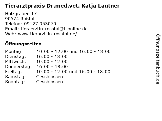 Tierarztpraxis Roßtal Dr. Katja Lautner